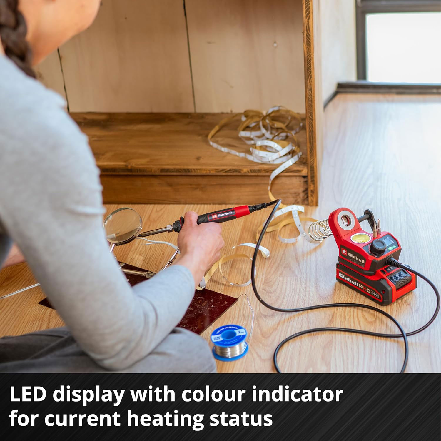 EINHELL aku lemilica TE-SI 18/480 Li E PXC 18V bez baterije - Slika 8