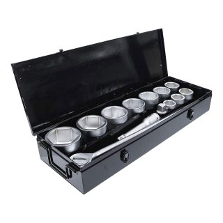 BGS set nasadnih ključeva s račnom 36-80 mm 1" 15 dj. 15111