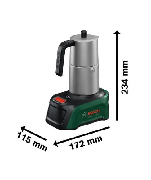 BOSCH aku aparat za kavu EasyMoka 18V-2 Inox 18V bez baterije - Slika 5