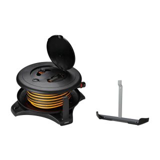 FISKARS vrtno crijevo u kolutu + zidni nosač, 13mm, 1/2", 20m 1059608