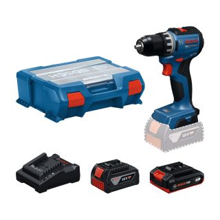 BOSCH aku udarna bušilica-izvijač GSB 18V-52 2xAku 18V 2,0/4,0Ah L-Case + pribor