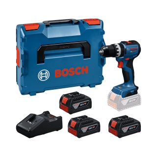 BOSCH aku udarna bušilica-izvijač GSB 18V-52 3xAku 18V 5,0Ah L-Boxx