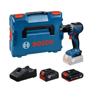 BOSCH aku bušilica-izvijač GSR 18V-52 2xAku 18V 1x2,0Ah + 1x4,0Ah L-Boxx