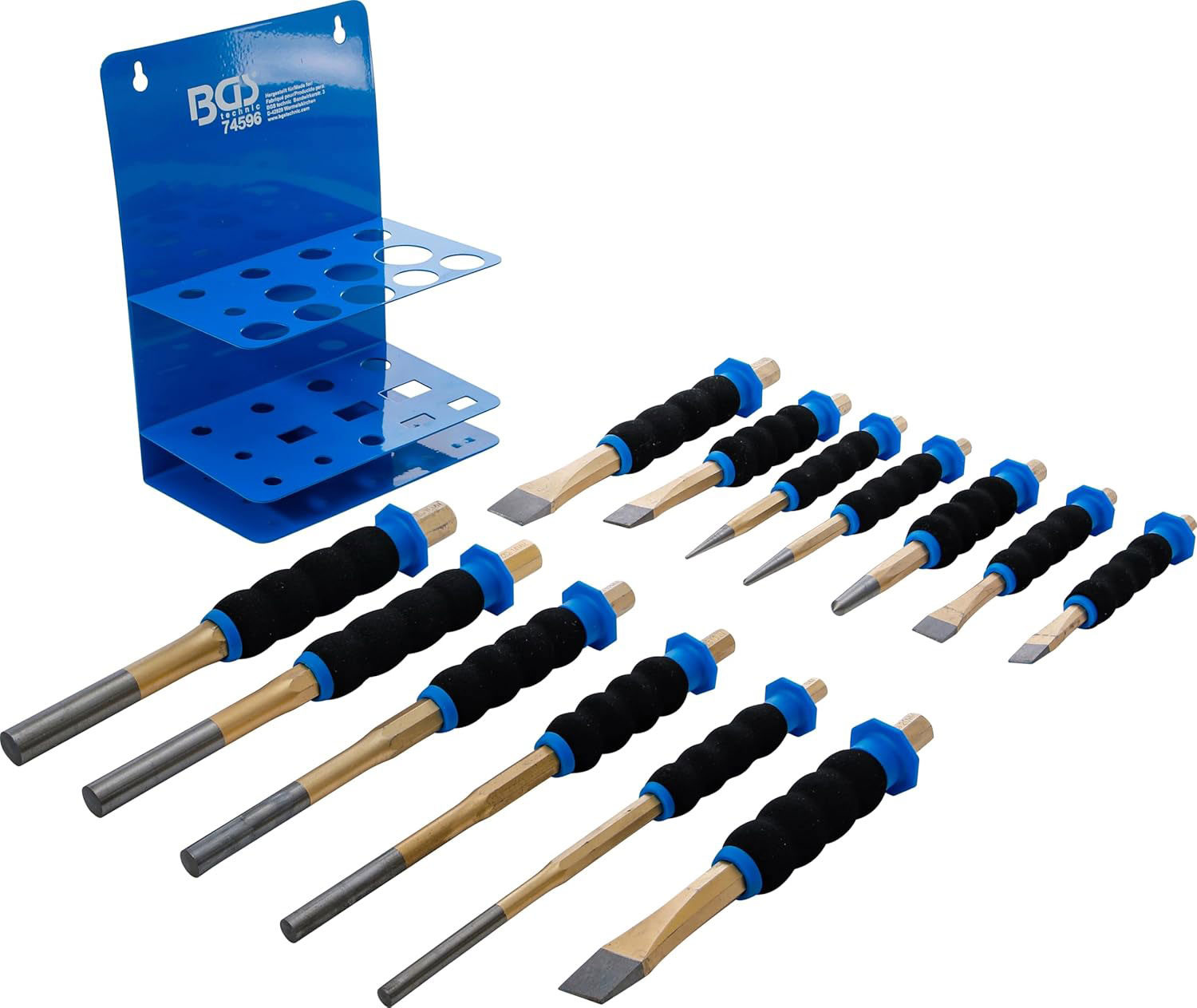 BGS set izbijača sa štitnikom za ruke 8-16 mm 13 dj. 74596 - Slika 2