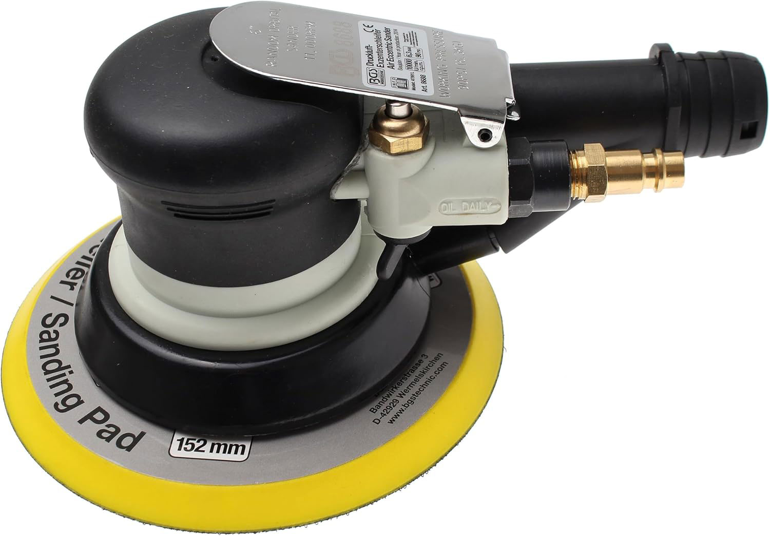 BGS pneumatska ekscentrična brusilica 150mm pro+ 8688 - Slika 2