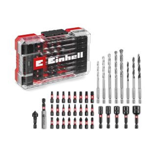 EINHELL set bitova i svrdla za metal i drvo, S-Box, 39 kom