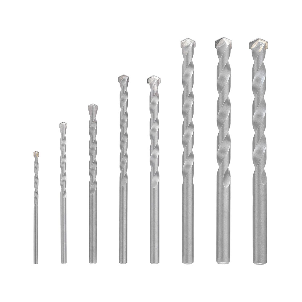 KWB set svrdla za kamen i beton 3-10 mm, TCT, ISO 5468, 8 kom