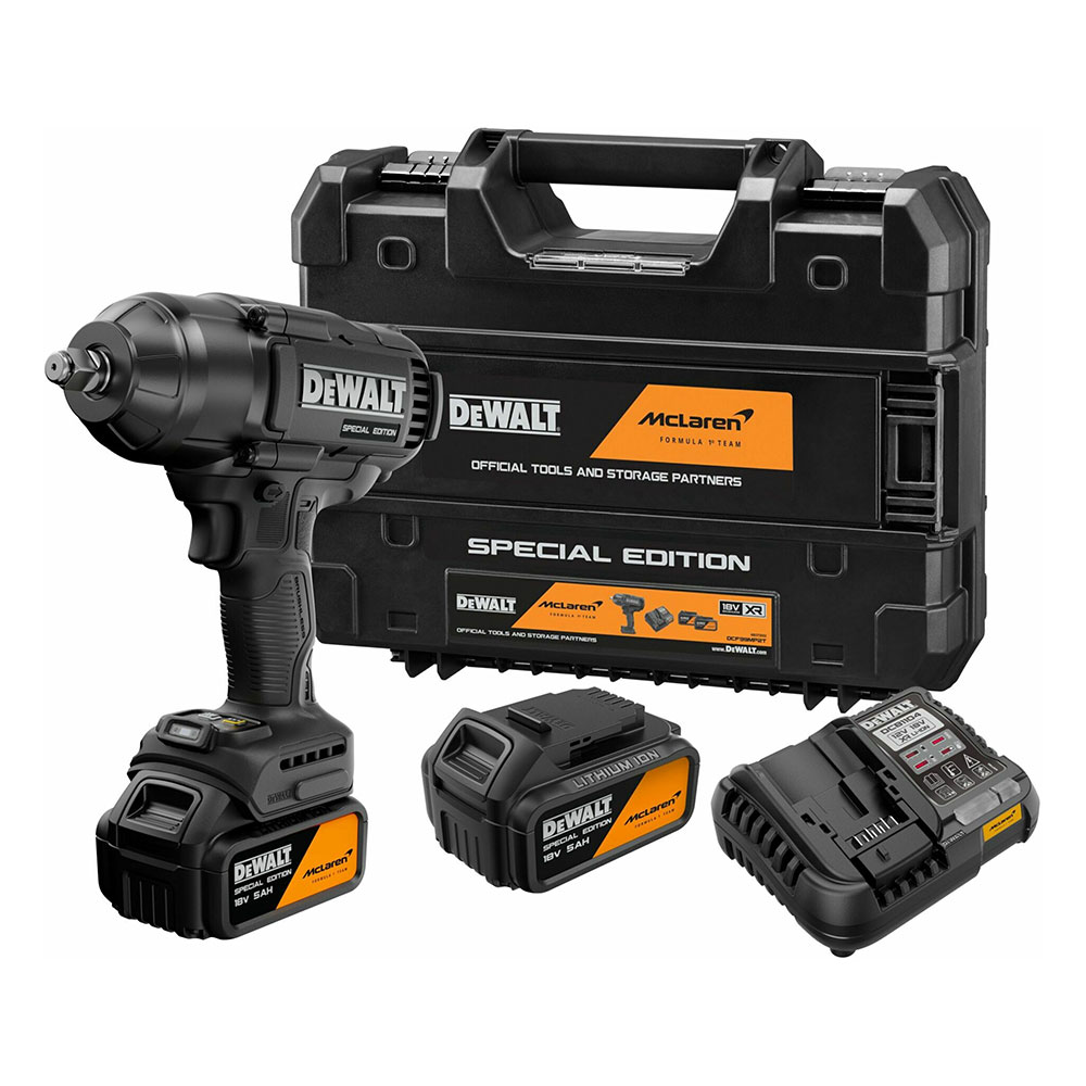 DEWALT aku udarni odvijač McLaren F1 DCF99MP2T-QW XR 2xAku 18V 5,0Ah kovčeg