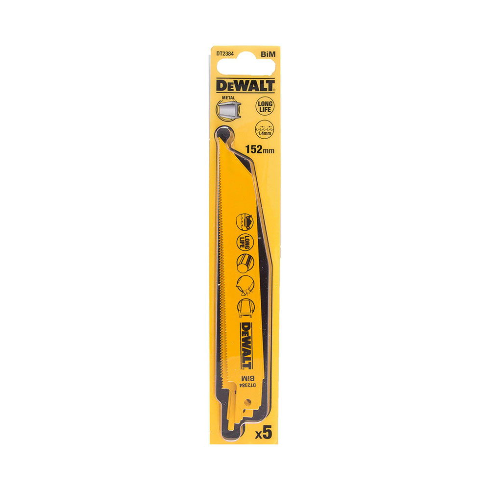 DEWALT set listova sabljaste pile 152 mm, 5 kom DT2384-QZ