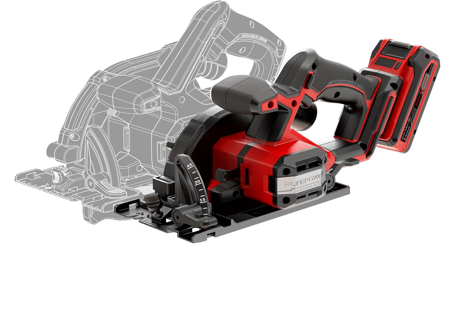 EINHELL PROFESSIONAL aku ručna kružna pila TP-CS 18/136-C Li BL PXC 18V bez baterije - Slika 2