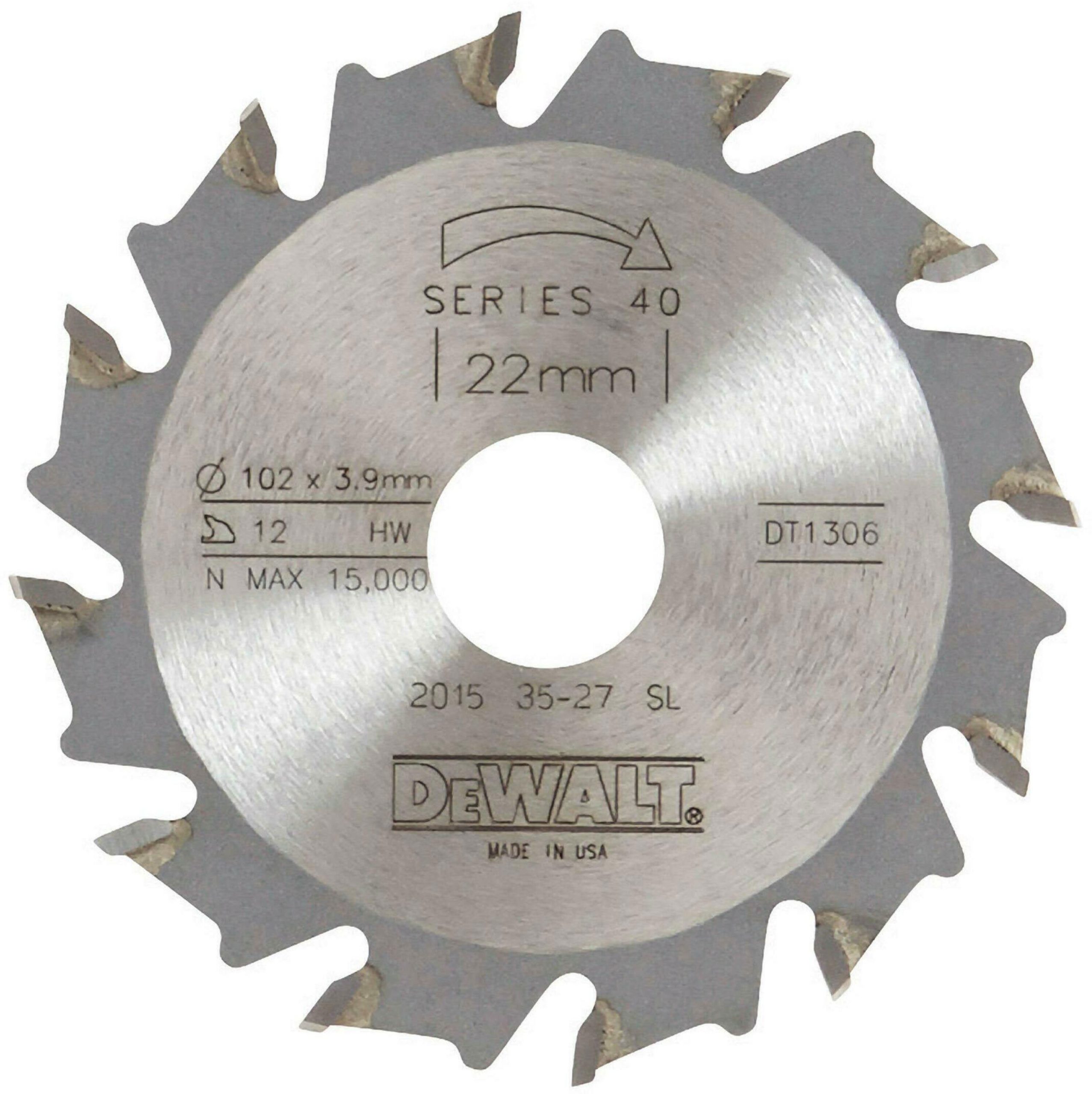 DEWALT list kružne pile za drvo 102x12 mm, 22Z DT1306-QZ - Slika 2