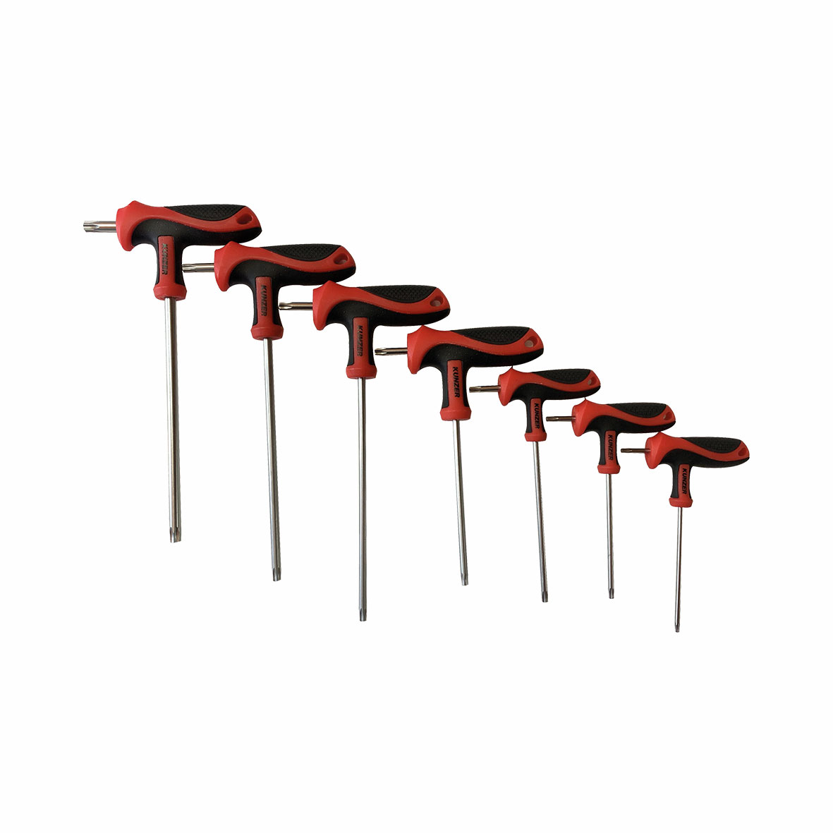 KUNZER set odvijača Torx s T-ručicom T10-T40 6-dijelni 7TGST07-KUN