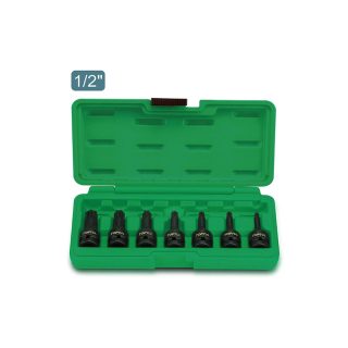 TOPTUL set nasadnih udarnih Torx ključeva 1/2” T10-T70 7 dj. GDAI0701-TPL