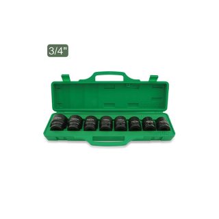 TOPTUL set nasadnih udarnih ključeva plitki 6-kutni 3/4" 22-38 mm 8 dj. GDAI0802-TPL
