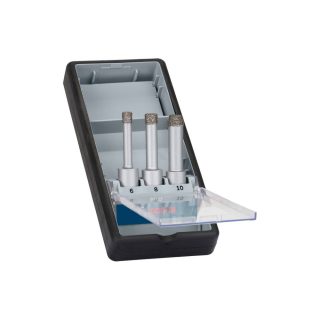 BOSCH set dijamantnih svrdla za keramiku PRO Ceramic dry, 6x33/10x33 mm, 3 kom
