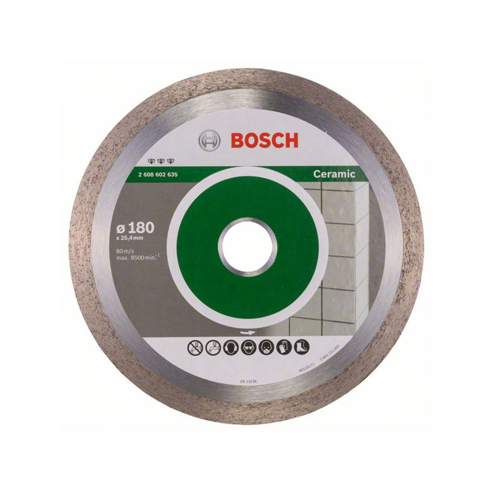 BOSCH dijamantna rezna ploča za keramiku PRO Ceramic 180×25,40 mm