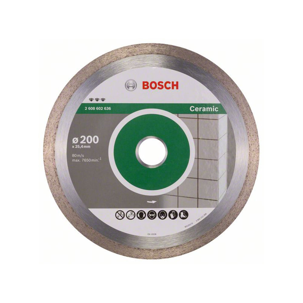 BOSCH dijamantna rezna ploča za keramiku PRO Ceramic 200×25,40 mm
