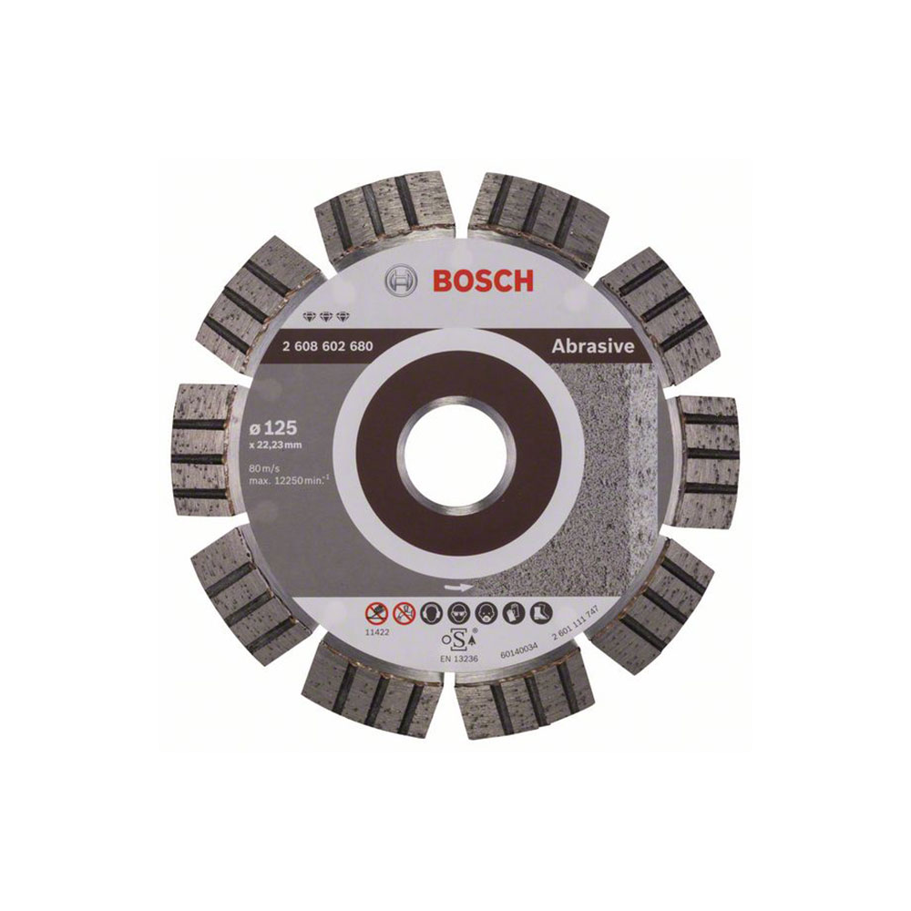 BOSCH dijamantna rezna ploča za ciglu/žbuku/porobeton PRO Abrasive 125×22,23 mm