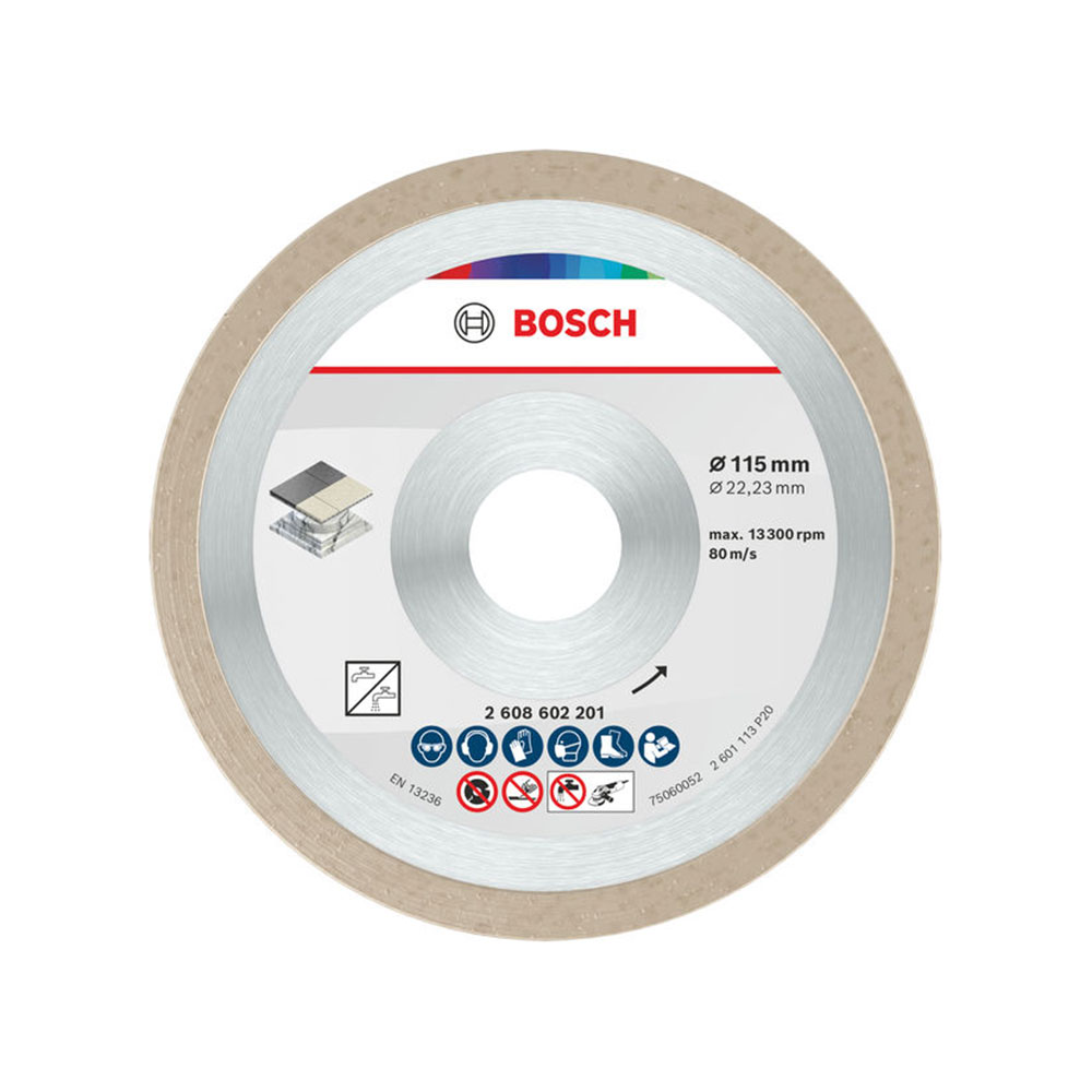 BOSCH dijamantne rezne ploče za keramiku Ceramic 115×22,23 mm, 10 kom