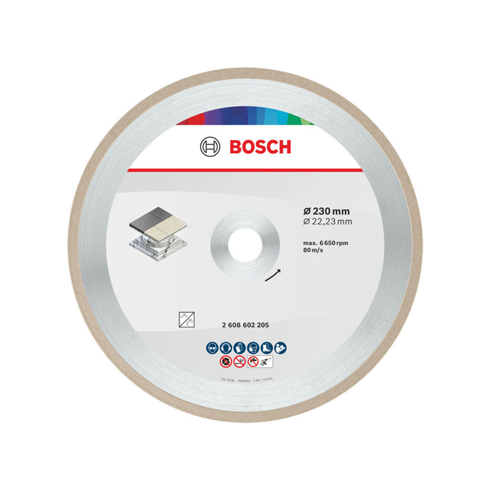 BOSCH dijamantne rezne ploče za keramiku Ceramic 230×22,23 mm, 10 kom
