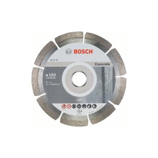 BOSCH dijamantne rezne ploče za beton Standard for Concrete 150×22,23 mm, 10 kom