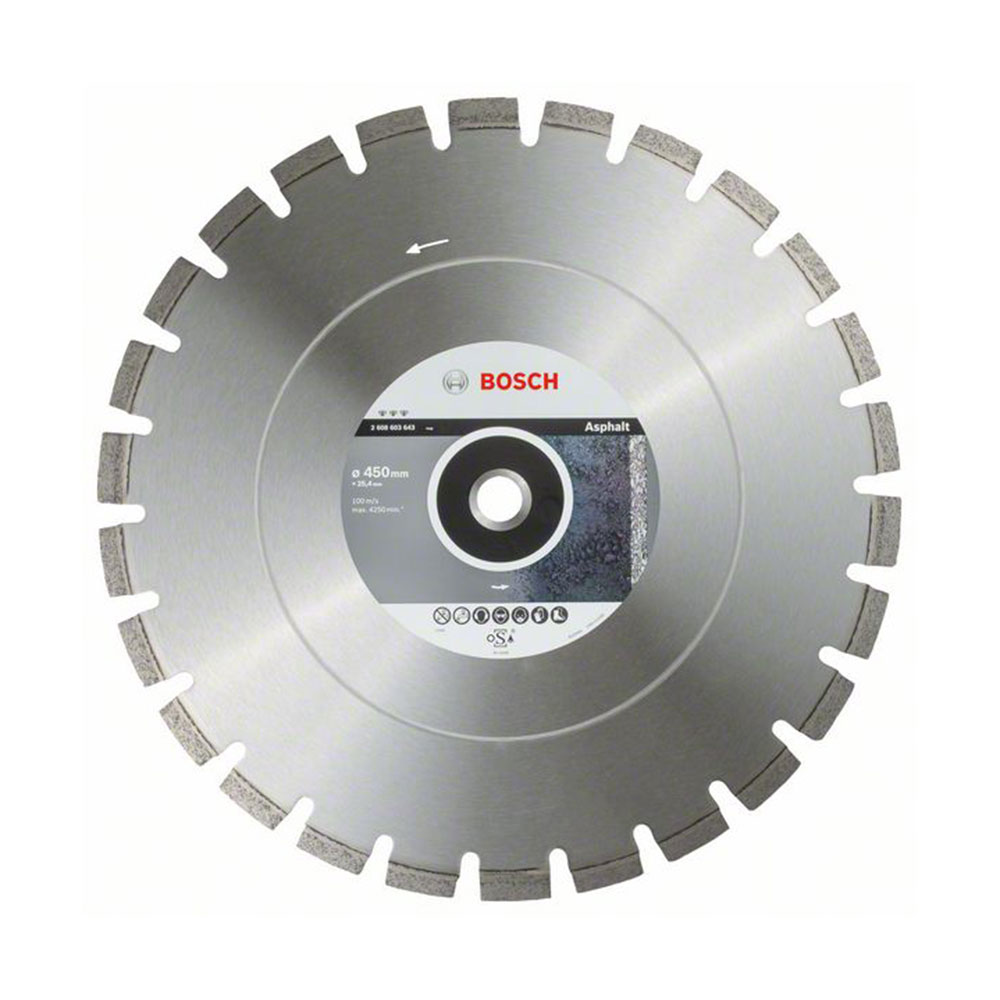 BOSCH dijamantna rezna ploča za asfalt PRO Asphalt 450×25,40 mm