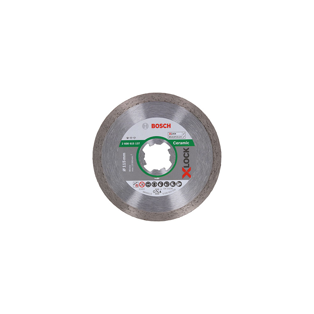 BOSCH dijamantna rezna ploča za keramiku/mramor Ceramic X-Lock 115×22,23 mm