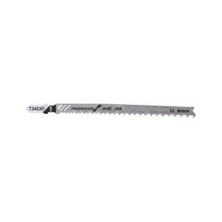 BOSCH list ubodne pile za drvo/metal/plastika T345XF 132 mm, 3 kom