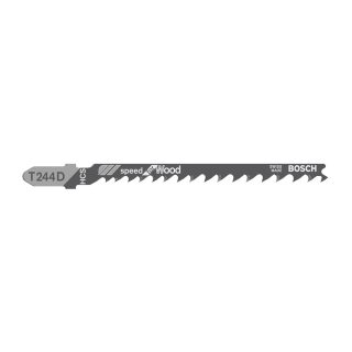 BOSCH list ubodne pile za drvo T 244 D 100 mm, 100 kom