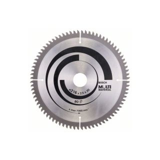 BOSCH list kružne pile, 216x2,5x30 mm, 80Z, PRO Multi Material