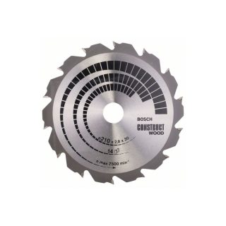 BOSCH list kružne pile za drvo 210x30x2,8 mm, 14Z, PRO Construct Wood