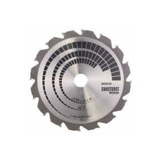 BOSCH list kružne pile za drvo 230x30x2,8 mm, 16Z, PRO Construct Wood