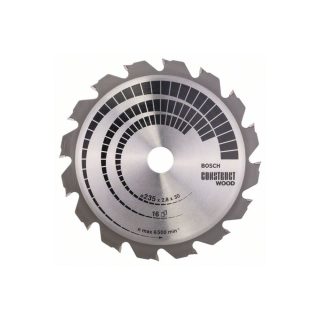 BOSCH list kružne pile za drvo 235x30x2,8 mm, 16Z, PRO Construct Wood