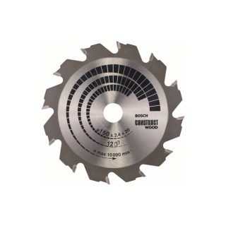 BOSCH list kružne pile za drvo 150x20x2,4 mm, 12Z, PRO Construct Wood