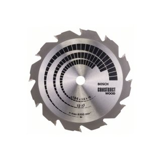 BOSCH list kružne pile za drvo 184x16x2,6 mm, 12Z, PRO Construct Wood