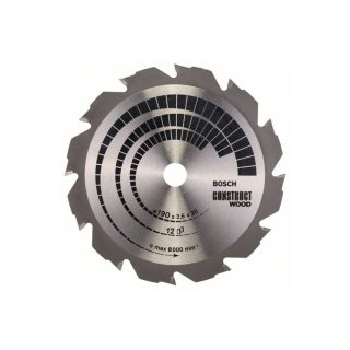 BOSCH list kružne pile za drvo 190x20x2,6 mm, 12Z, PRO Construct Wood