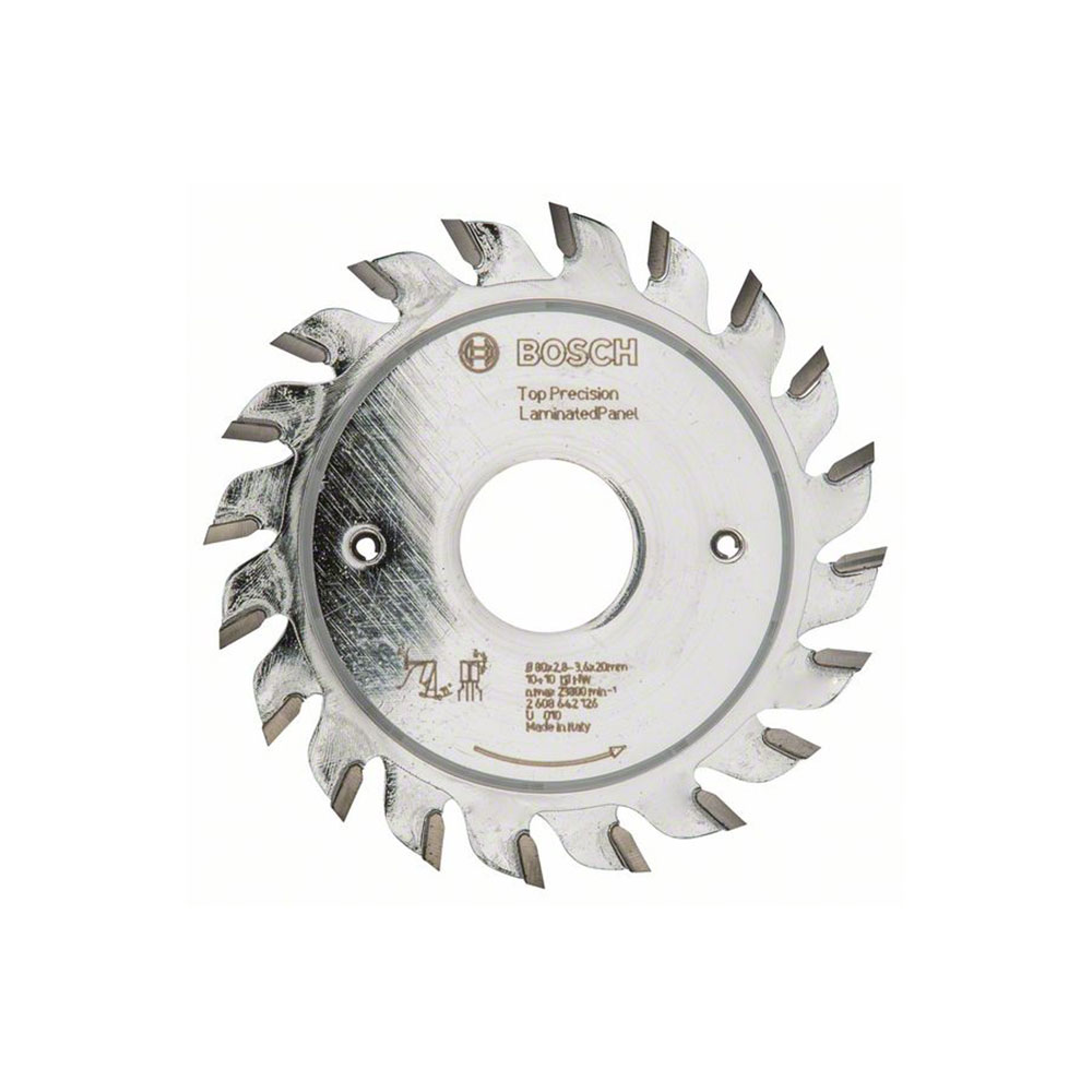 BOSCH list kružne pile za laminat, 80x2,8x20 mm, 20Z, Top Precision Laminated Panel