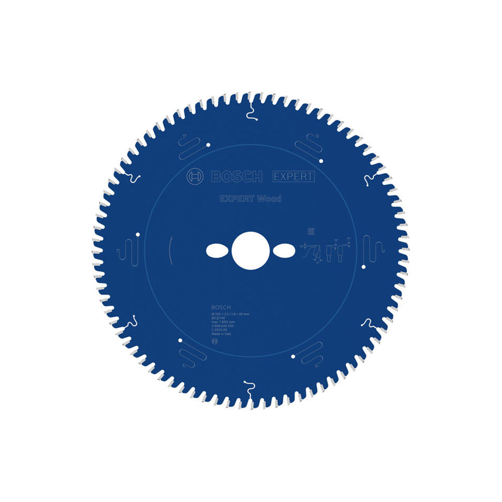 BOSCH list kružne pile za drvo 250x30x2,5 mm, 80Z, Expert Wood Circular