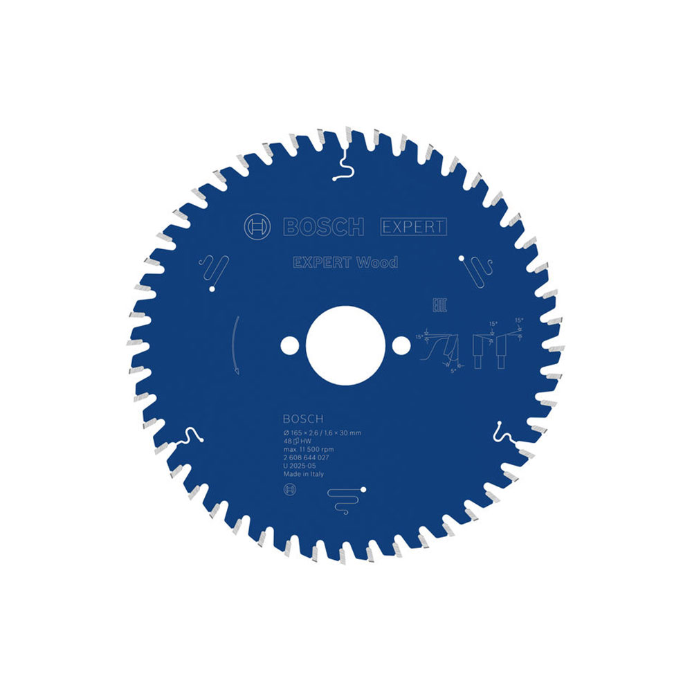 BOSCH list kružne pile za drvo 165x30x2,6 mm, 48Z, Expert Wood Circular