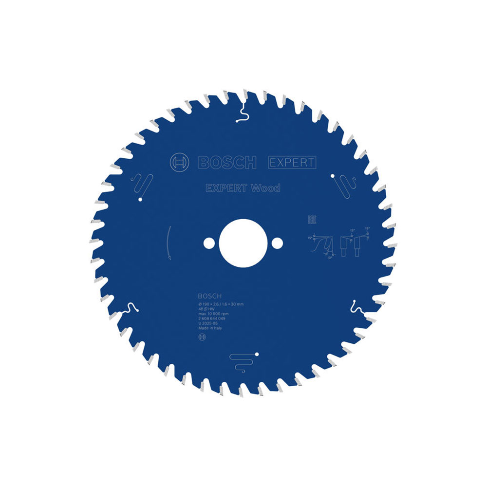 BOSCH list kružne pile za drvo 190x30x2,6 mm, 48Z, Expert Wood Circular