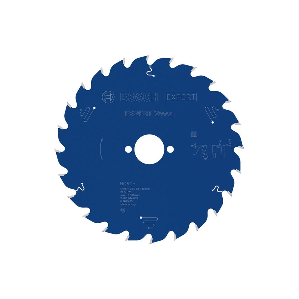BOSCH list kružne pile za drvo 190x30x2,0 mm, 24Z, Expert Wood Circular