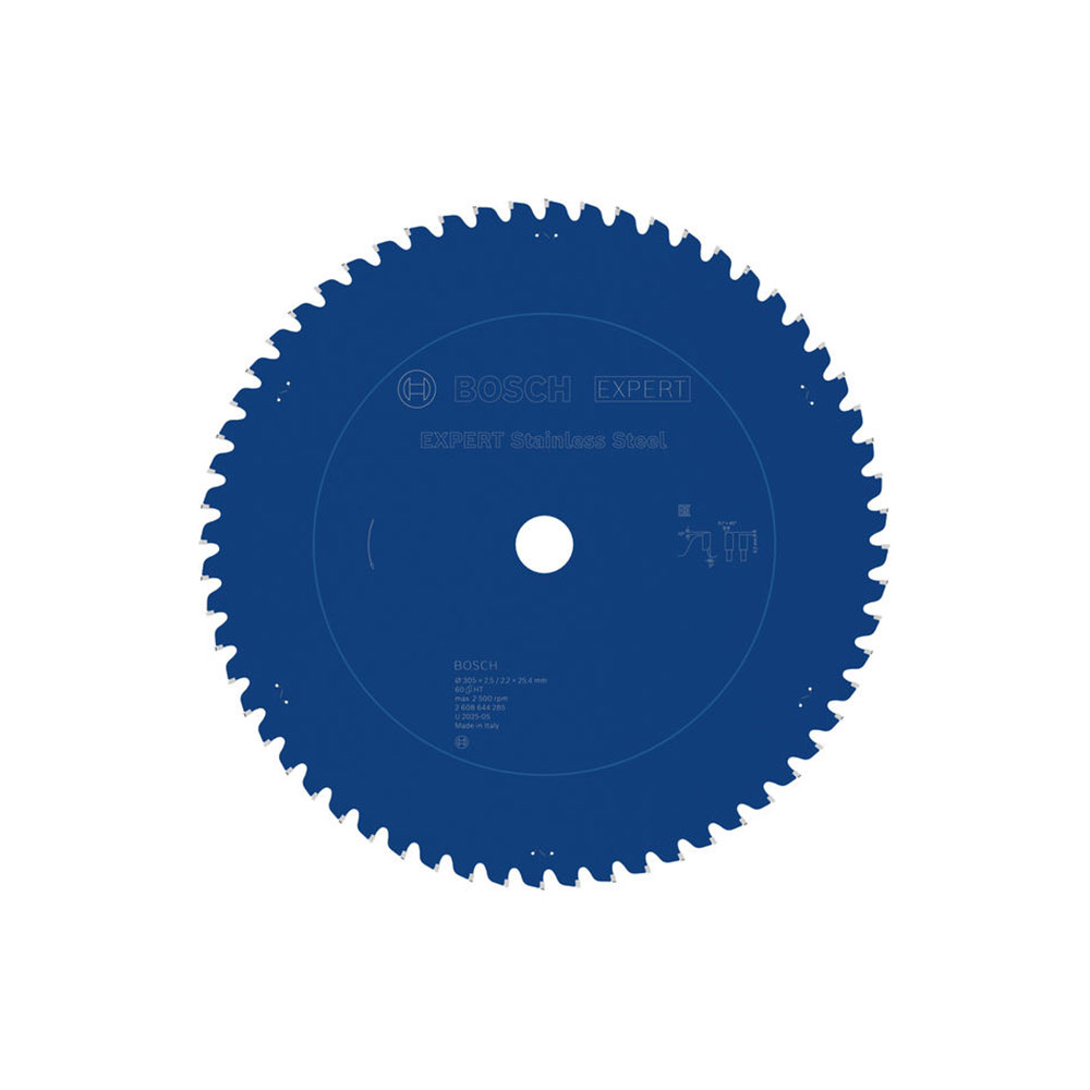 BOSCH list kružne pile za metal, 305x2,5/2,2x25,4 mm, Z60, Expert for Stainless Steel