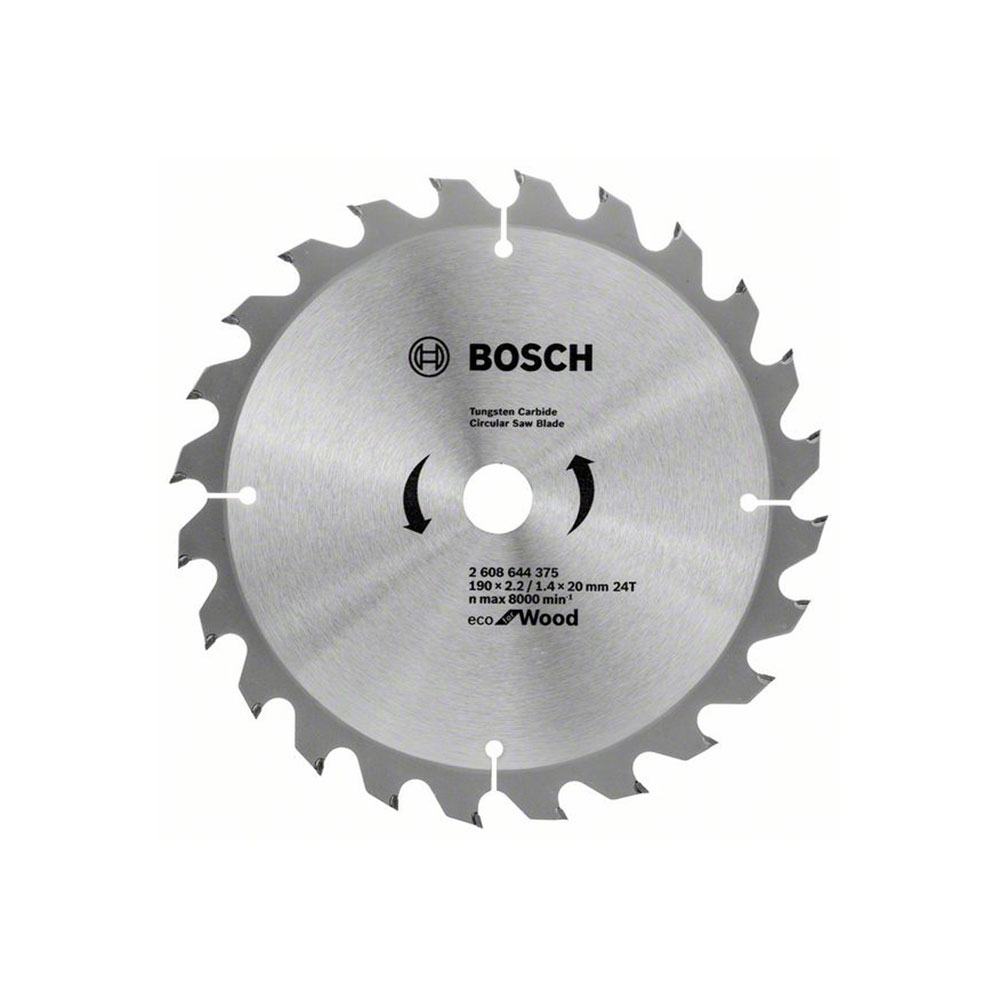 BOSCH list kružne pile za drvo 190x20x2,2 mm, 24Z, Eco for wood