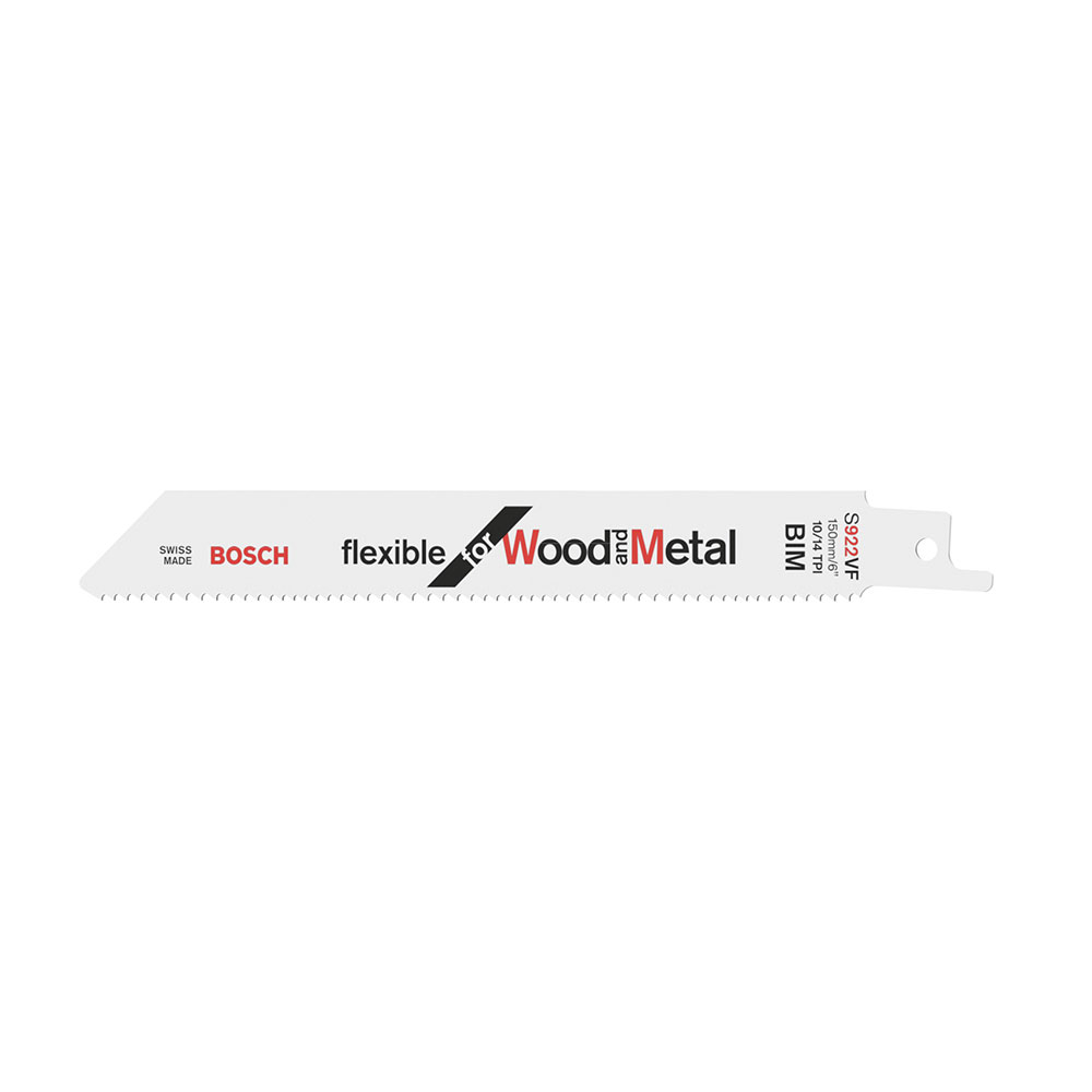 BOSCH list sabljaste pile za drvo/metal S 922 VF 150 mm, 2 kom
