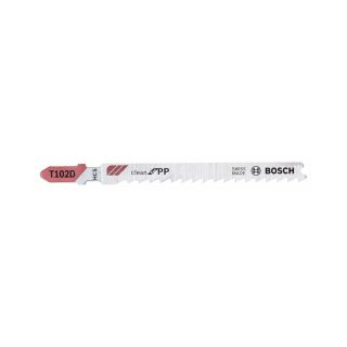 BOSCH list ubodne pile za plastiku T102D 100 mm, 5 kom