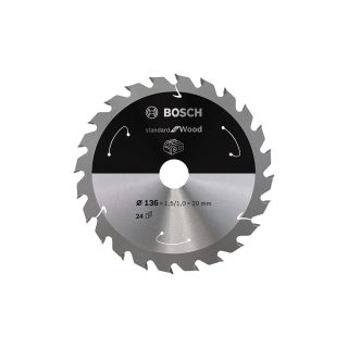 BOSCH list kružne pile za drvo 136x20x1,5 mm, 24Z, PRO Wood cordless