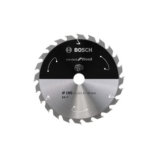 BOSCH list kružne pile za drvo 160x20x1,5 mm, 24Z, PRO Wood cordless