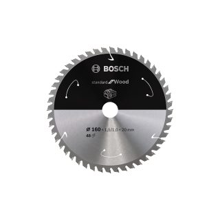 BOSCH list kružne pile za drvo 160x20x1,5 mm, 48Z, PRO Wood cordless