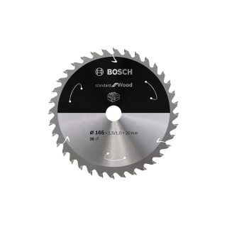 BOSCH list kružne pile za drvo 165x20x1,5 mm, 36Z, PRO Wood cordless