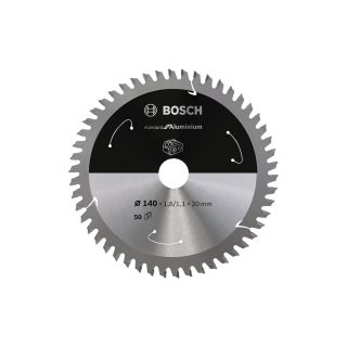 BOSCH list kružne pile 140x20x1,6 mm, 50Z, PRO Aluminium cordless